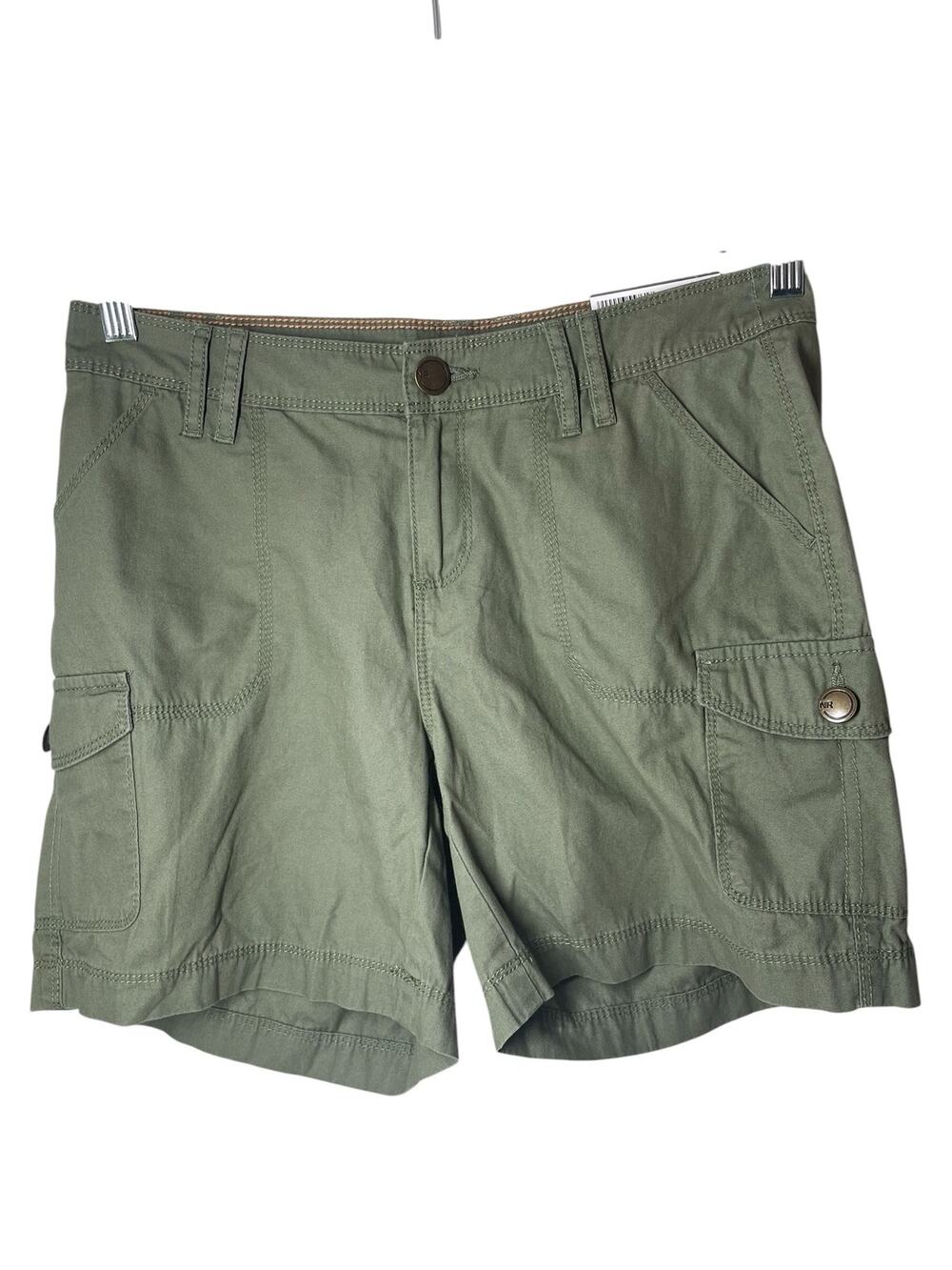 Natural Reflections Cabela's Cargo Shorts Canvas Green Size 2 NWT Cotton